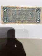 Rich $5 1864 CSA Note