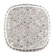 2.00ctw Pave Diamond Cushion Shaped Cocktail Ring in 14K