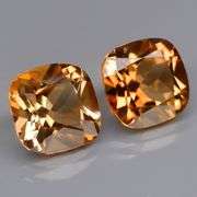 Beautifully matched 8.89ct Imperial Topaz pair