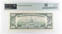 1969 $50 Boston MA US FRN Fr#2114-A 67 Superb Gem Unc EPQ PMG