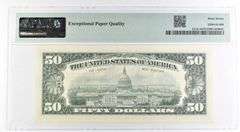 1969 $50 Boston MA US FRN Fr#2114-A 67 Superb Gem Unc EPQ PMG