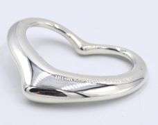 Tiffany & Co Elsa Peretti large open heart pendant