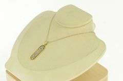 14K Yellow Gold 0.30 Ctw Diamond Phi Delta Kappa Greek Pendant