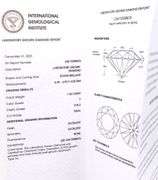 1.03ctw round brilliant cut lab grown diamond