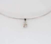 1.18CT Diamond Solitaire Pendant Necklace