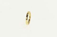 14K Yellow Gold 1.9mm Squared Plain Baby Child's Ring