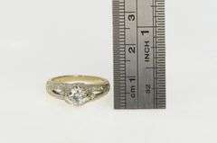 18K Yellow Gold 1.25 Ctw Diamond 0.75 Ct Engagement Ring