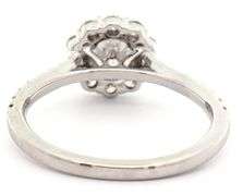 The LEO First Light 1.00ctw Round Diamond Halo Engagement Ring in 14K