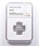 2004 $25 American Platinum Eagle 1/4 Oz Platinum MS70 NGC