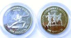 2 - 1984 International Games 500 Ouguiya Coins