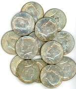 14 Silver Kennedy Half Dollars: 1965-1969