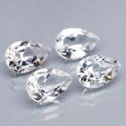 Glittering 6.50ct diamond white Topaz set