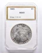 MS65 1885 Morgan Silver Dollar PCI