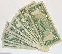 9 $5 Fed Reserve Notes Mainly Richmond Fed