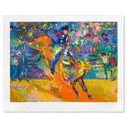 Adriano, World Champion Bull Rider by LeRoy Neiman