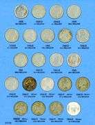 Album of 65 Jefferson Nickels 1938-1961-D w/War Nickels