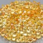 Fantastic 4.53ct diamond cut yellow Sapphire set