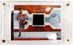 Cal Ripken, Jr. Super Star Swatches Baseball Card