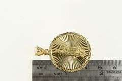 14K Yellow Gold Virgin Mother Mary Christian Faith Charm/Pendant