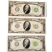 3 1928 B $10 Gold Redeemable FR Notes