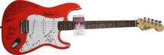 Heart Autographed Fender Guitar w Barracuda Lyrics Exact Proof JSA