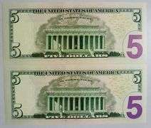 (2) Superb Crisp 2017A $5 Star Notes Cleveland- Consecutive!