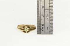 10K Yellow Gold 0.25 Ct Old Mine Cut Diamond Engagement Ring