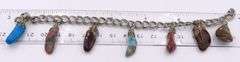 Group lot of vintage 925 sterling silver bracelets