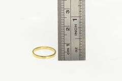 14K Yellow Gold 1.9mm Squared Plain Baby Child's Ring