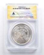 MS63 1887 Morgan Silver Dollar VAM-5 DBL DT Top 100 ANACS