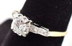 Fantastic 14K Yellow Gold Diamond Engagement Ring
