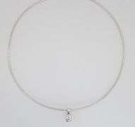 1.18CT Diamond Solitaire Pendant Necklace