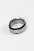 Men's Tungsten Carbide Shiny Flat Face Wedding Band Comfort Fit Ring Size 10