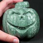 Menacing 4,830ct Hand Carved Pumpkin