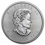 2019 Canada Lucky Dragon High Relief 1 Ounce Silver Coin
