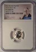2018-S Silver Reverse Proof Roosevelt Dime NGC PF70