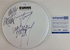Slipknot Jay Weinberg Autographed Evans Drumhead Happy Birthday ACOA