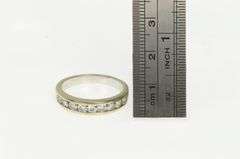 14K White Gold 1.00 Ctw Diamond Classic Wedding Band Ring
