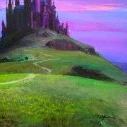 Aurora's Rescue by Peter Ellenshaw