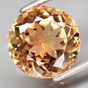 Simply superb 6.83ct VS Imperial Topaz solitaire