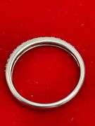 LADIES 14K WHITE GOLD DIAMOND BAND