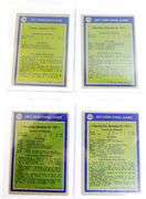4 Topps 1972 Play-Offs Football Cards