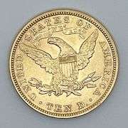 Ten Dollar Gold 1907 Liberty Coin