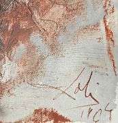 Highly Collectible and Rare Salvador Dali Original Llithograph from the 'Biblia Sacra' Suite