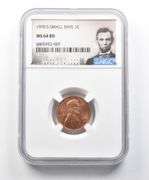 MS64 RD 1970-S Small Date Lincoln Memorial Cent NGC