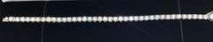 LOVELY 14K WHITE GOLD LAB GROWN DIAMOND TENNIS BRACELET