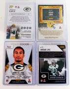 4 Jordan Love Packers QB Rookie Football Cards