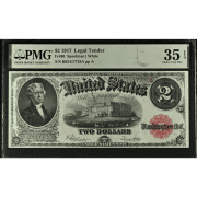 $2 1917 Legal Tender, Fr. 60 Pearl Bracelet PMG Very Fine 35EPQ
