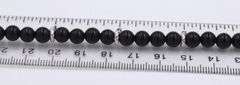 Gabriel & Co 6mm black onyx beaded bracelet