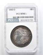 1885-O Morgan Silver Dollar MS65+ PCI Beautifully Toned